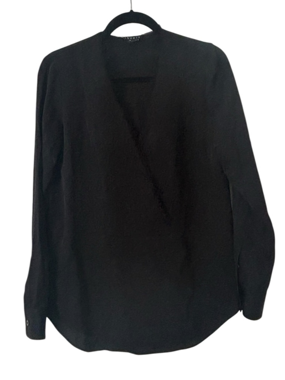 Theory Silk Black Top - Picture 2 of 4